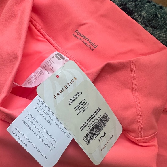 Fabletics Powerhold High Waisted Leggings NWT Size medium - Picture 3 of 5